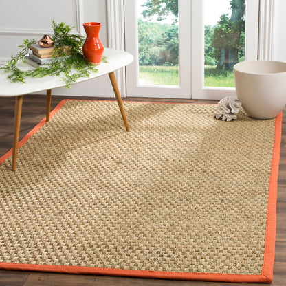 Tapis SAFAVIEH en fibres naturelles Zymryd tissées en jonc de mer