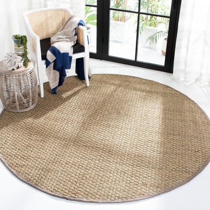 Tapis SAFAVIEH en fibres naturelles Zymryd tissées en jonc de mer