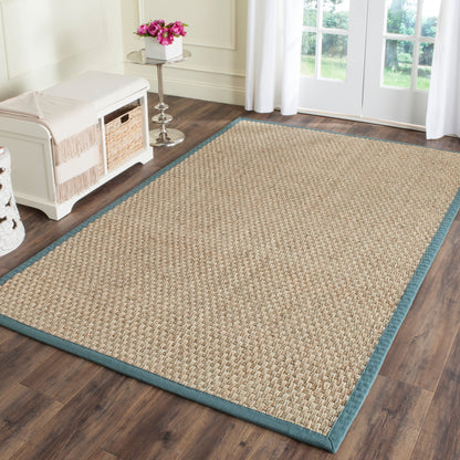 Tapis SAFAVIEH en fibres naturelles Zymryd tissées en jonc de mer