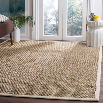 Tapis SAFAVIEH en fibres naturelles Zymryd tissées en jonc de mer