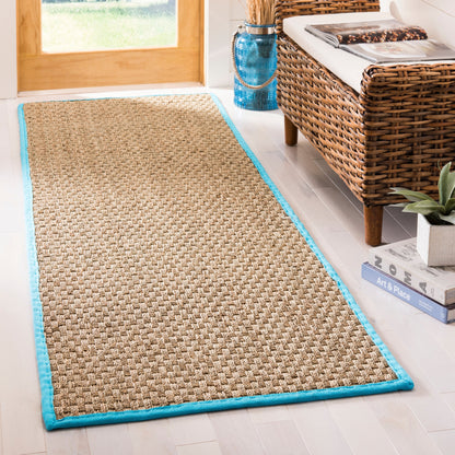 Tapis SAFAVIEH en fibres naturelles Zymryd tissées en jonc de mer