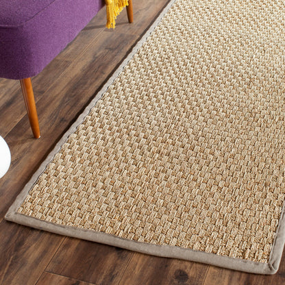 Tapis SAFAVIEH en fibres naturelles Zymryd tissées en jonc de mer