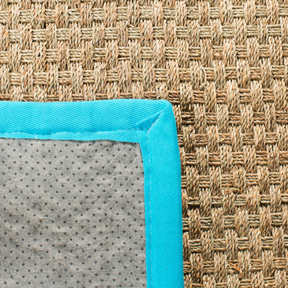 Tapis SAFAVIEH en fibres naturelles Zymryd tissées en jonc de mer