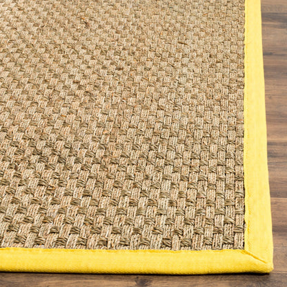 Tapis SAFAVIEH en fibres naturelles Zymryd tissées en jonc de mer