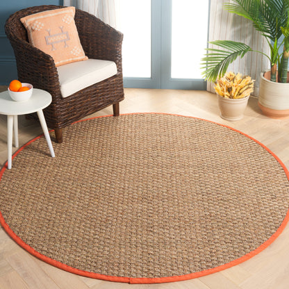 Tapis SAFAVIEH en fibres naturelles Zymryd tissées en jonc de mer