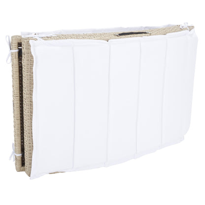 Ensemble de bain de soleil 3 pièces SAFAVIEH Outdoor Blaguna - 83 cm (L) x 20 cm (P) x 24 cm (H)