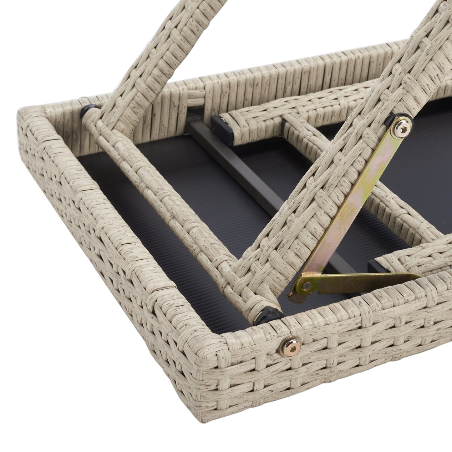 Ensemble de bain de soleil 3 pièces SAFAVIEH Outdoor Blaguna - 83 cm (L) x 20 cm (P) x 24 cm (H)