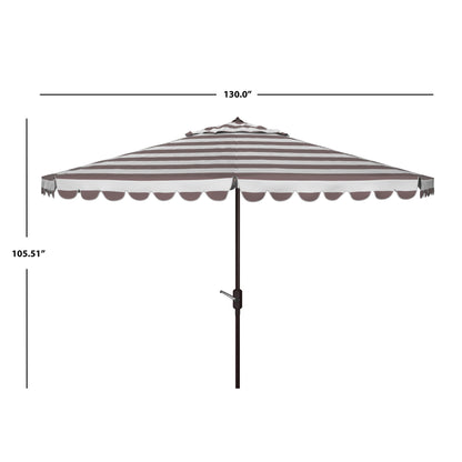 Parasol rond à manivelle SAFAVIEH Outdoor Jaylee de 3,35 m