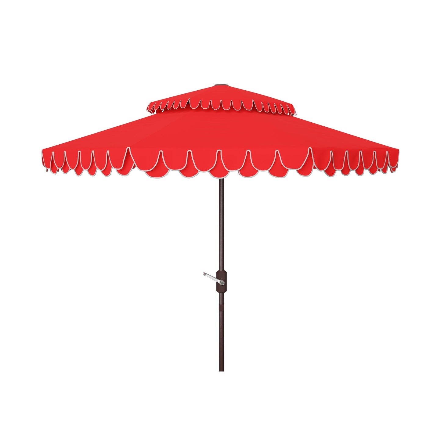 Parasol double SAFAVIEH Outdoor Kjerstin Valance de 2,74 m (9 pi)