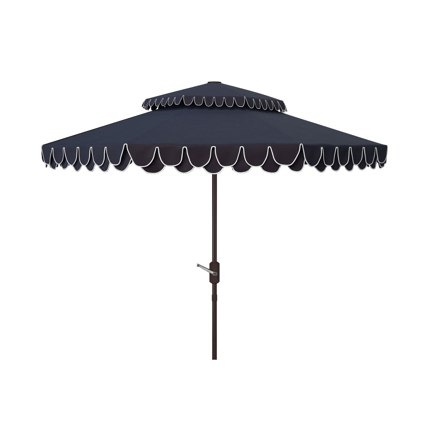 Parasol double SAFAVIEH Outdoor Kjerstin Valance de 2,74 m (9 pi)