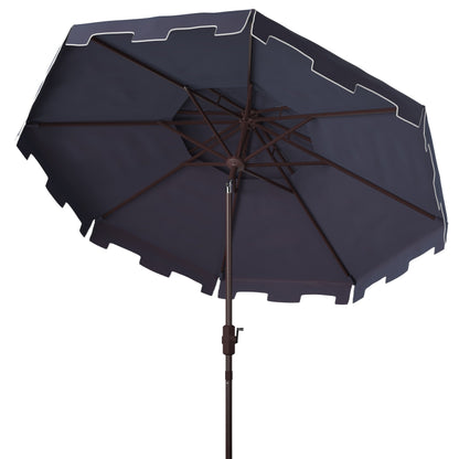 Parasol de marché double toit SAFAVIEH Outdoor Livia de 2,74 m (9 pi), base non incluse