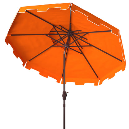 Parasol de marché double toit SAFAVIEH Outdoor Livia de 2,74 m (9 pi), base non incluse