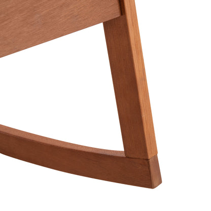 Fauteuil à bascule d'extérieur SAFAVIEH Makaila avec coussin - 66 cm (L) x 79 cm (P) x 97 cm (H)