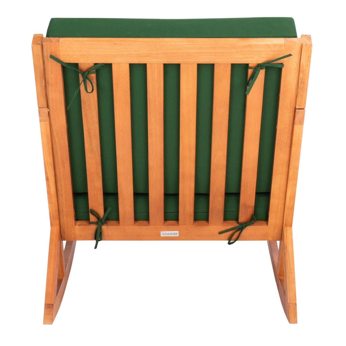 Fauteuil à bascule d'extérieur SAFAVIEH Makaila avec coussin - 66 cm (L) x 79 cm (P) x 97 cm (H)