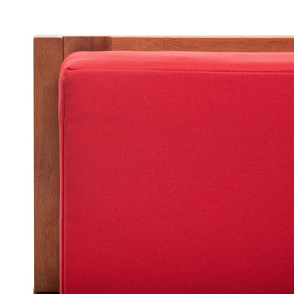 Fauteuil à bascule d'extérieur SAFAVIEH Makaila avec coussin - 66 cm (L) x 79 cm (P) x 97 cm (H)