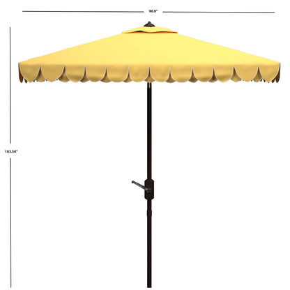 Parasol carré SAFAVIEH Outdoor Naima Valance de 2,3 m