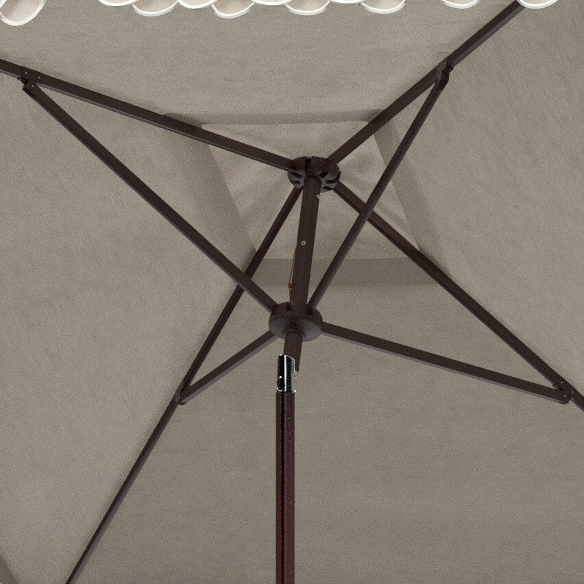 Parasol carré SAFAVIEH Outdoor Naima Valance de 2,3 m