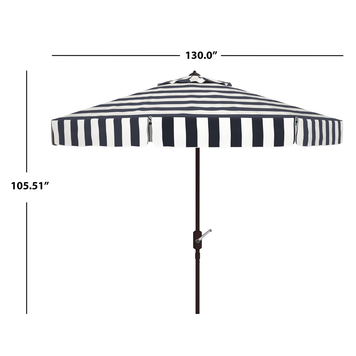 Parasol rond SAFAVIEH Outdoor Sidese Fashion Line de 3,35 m