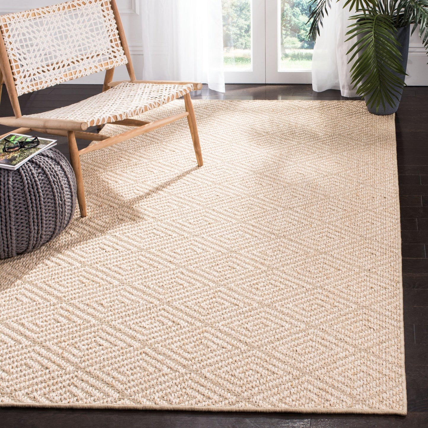 Tapis moderne en sisal SAFAVIEH Palm Beach Vennie