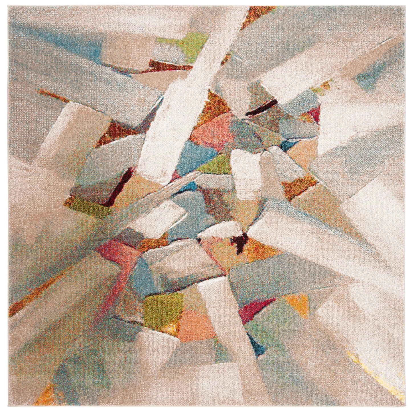 Tapis abstrait moderne SAFAVIEH Porcello Odyle du milieu du siècle