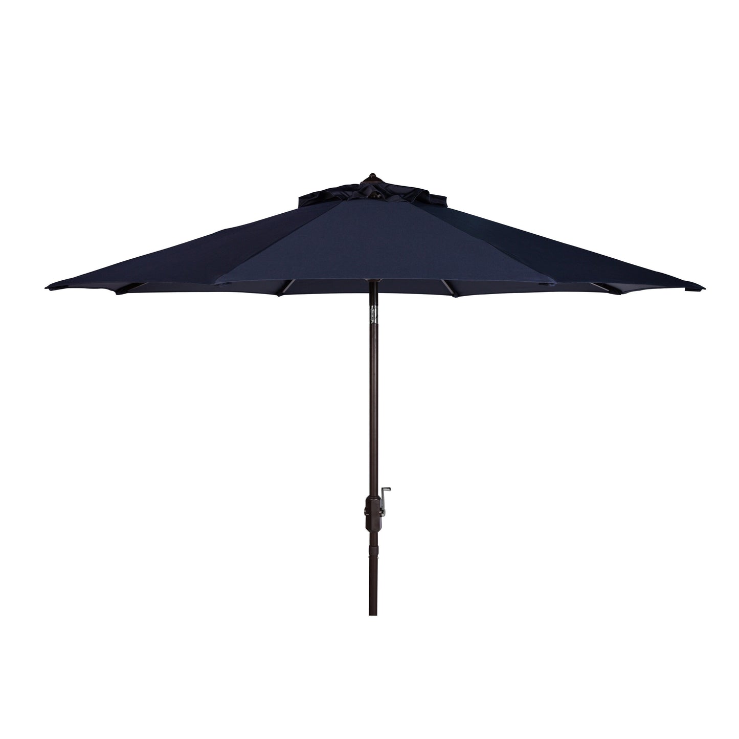 Parasol de terrasse SAFAVIEH Rieta en aluminium, inclinable et à manivelle, 2,74 m (9 pi), base non incluse