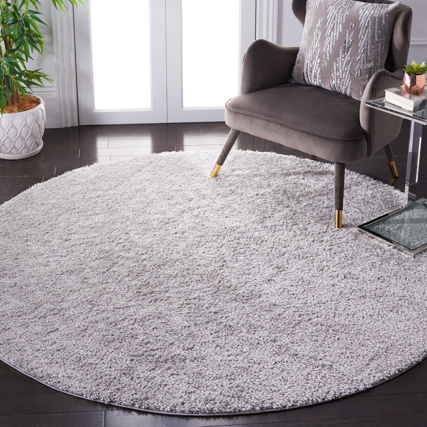Tapis SAFAVIEH Tahoe Shag Indiana uni de 3 cm d'épaisseur