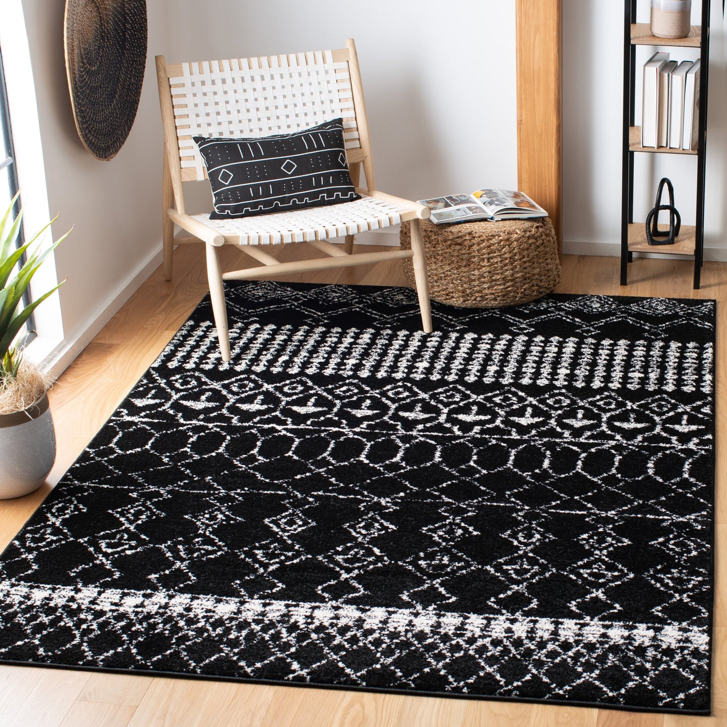 Tapis SAFAVIEH Tulum Ethelyn rustique marocain bohème tribal