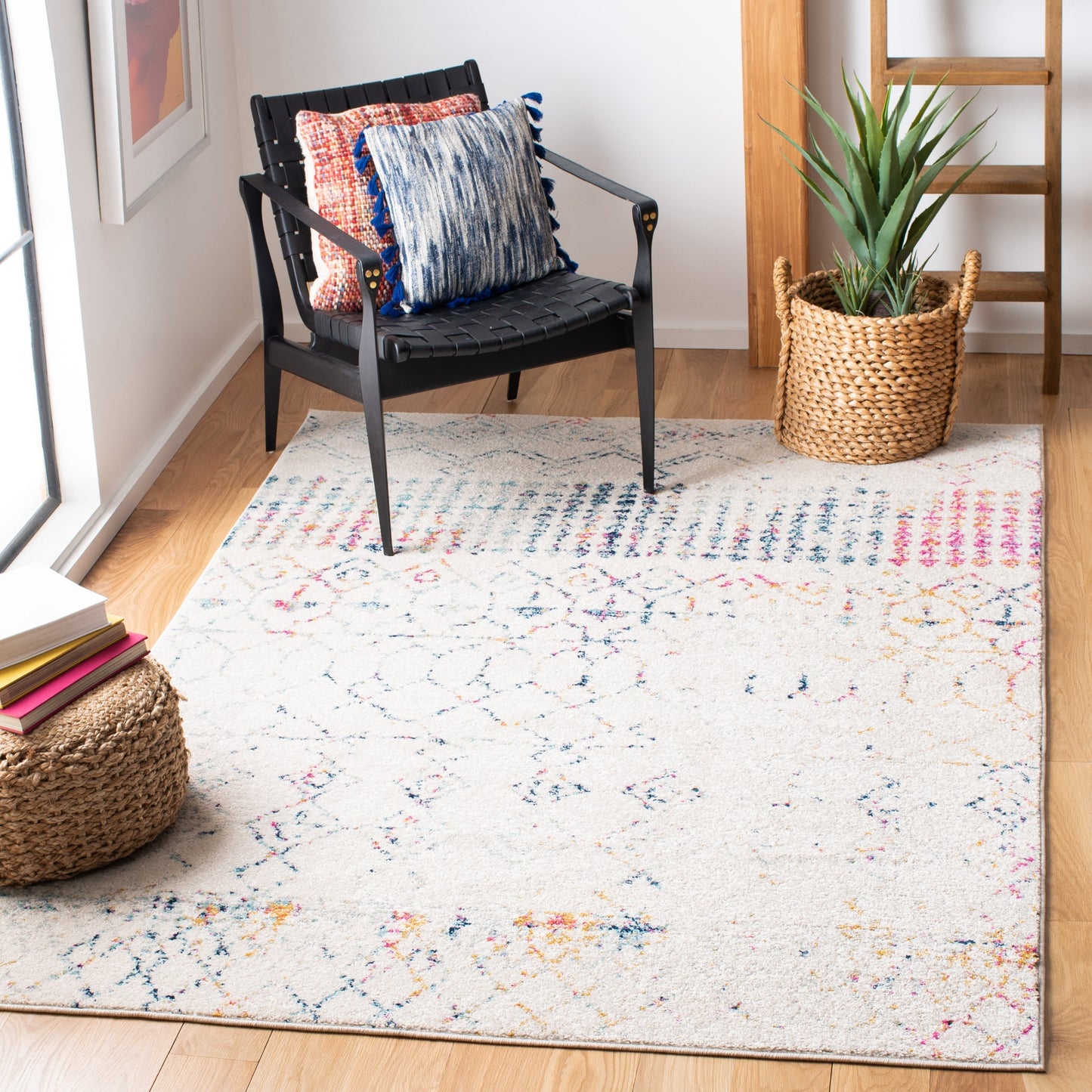 Tapis SAFAVIEH Tulum Ethelyn rustique marocain bohème tribal