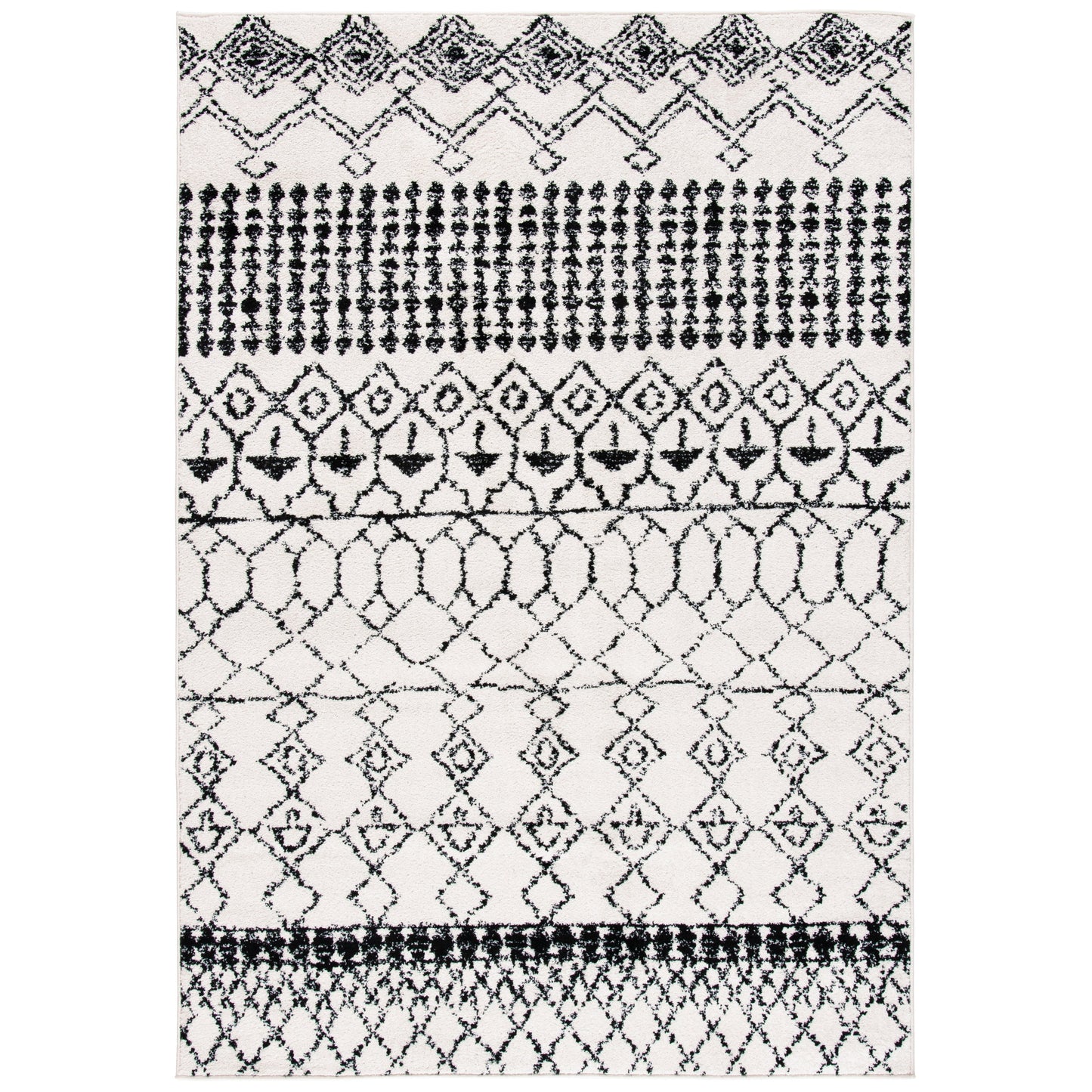 Tapis SAFAVIEH Tulum Ethelyn rustique marocain bohème tribal