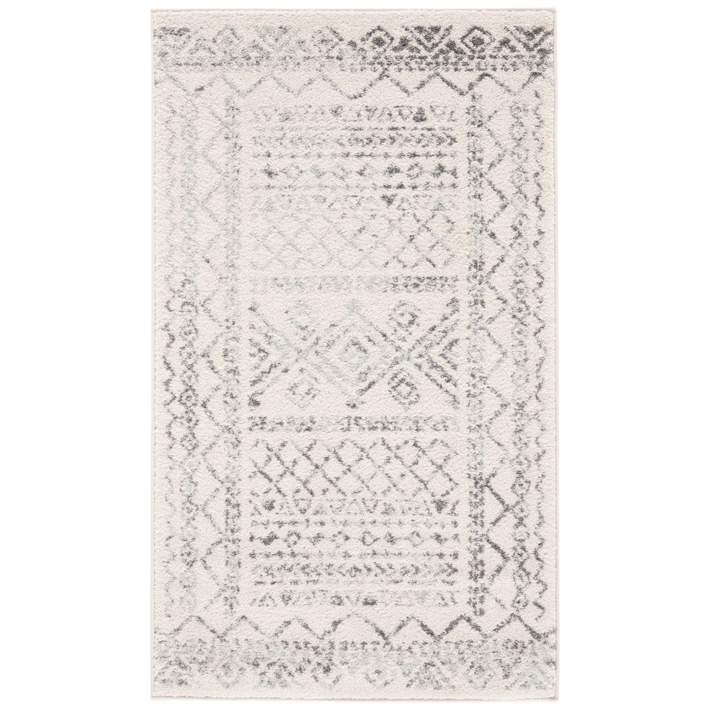 Tapis rustique marocain bohème tribal vieilli SAFAVIEH Tulum Hinnertje