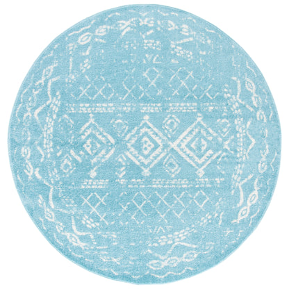 Tapis rustique marocain bohème tribal vieilli SAFAVIEH Tulum Hinnertje