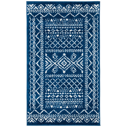Tapis rustique marocain bohème tribal vieilli SAFAVIEH Tulum Hinnertje