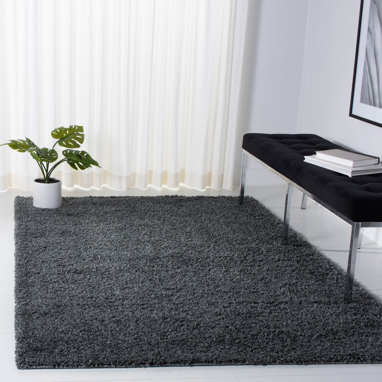 Tapis SAFAVIEH Venus Shag Durime de 4,4 cm d'épaisseur