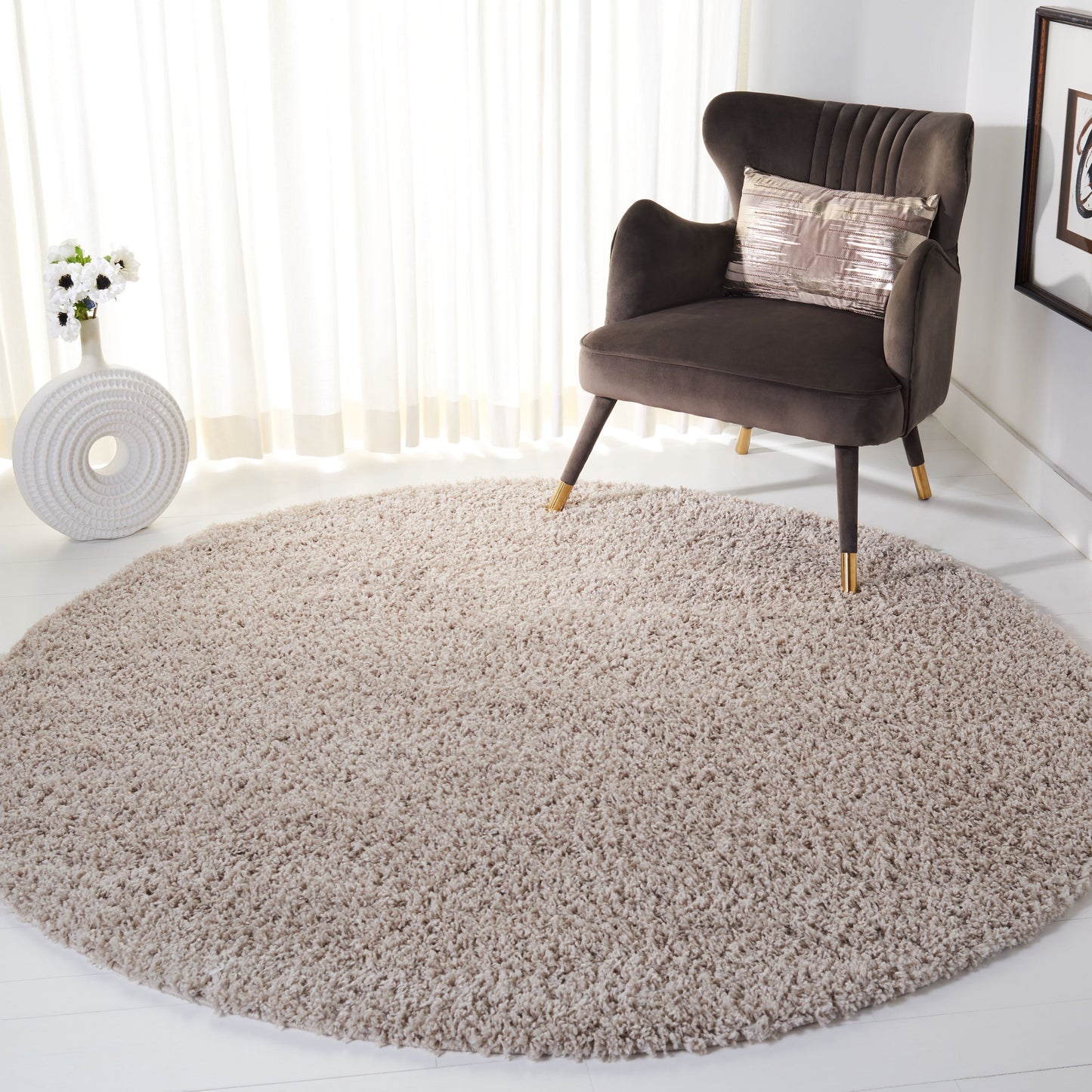 Tapis SAFAVIEH Venus Shag Durime de 4,4 cm d'épaisseur