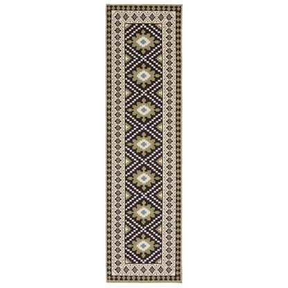 Tapis d'intérieur/extérieur imperméable SAFAVIEH Veranda Rita pour terrasse ou jardin