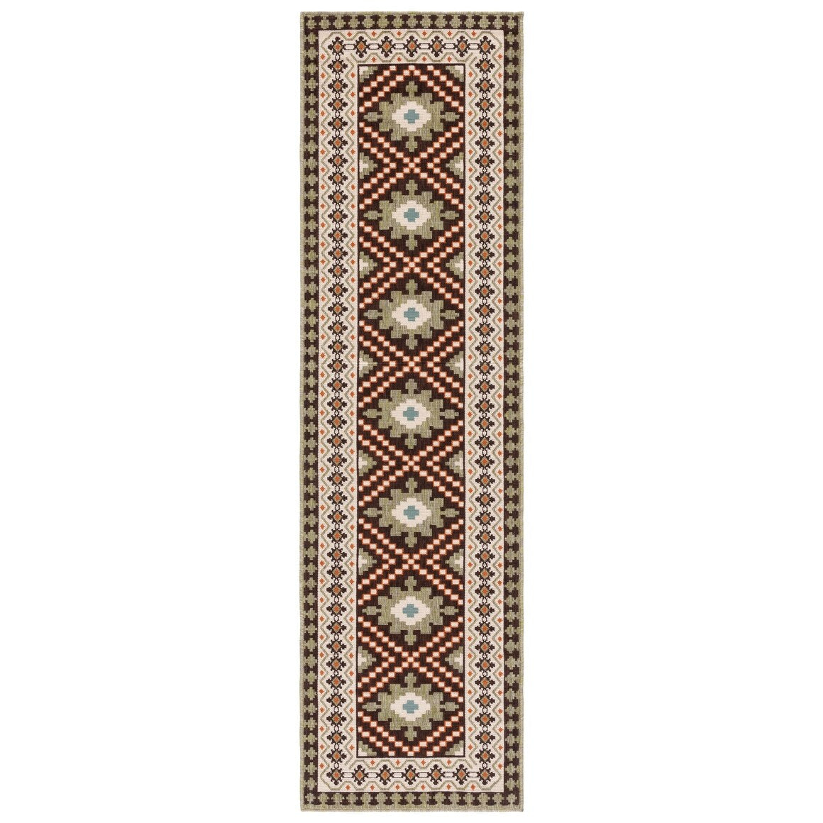 Tapis d'intérieur/extérieur imperméable SAFAVIEH Veranda Rita pour terrasse ou jardin