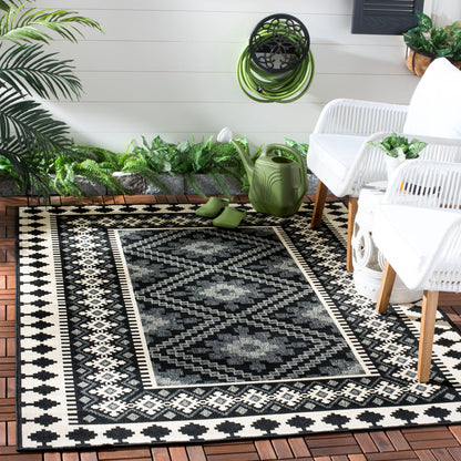 Tapis d'intérieur/extérieur imperméable SAFAVIEH Veranda Rita pour terrasse ou jardin