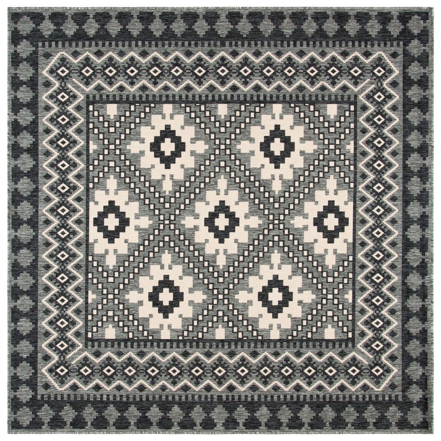 Tapis d'intérieur/extérieur imperméable SAFAVIEH Veranda Rita pour terrasse ou jardin