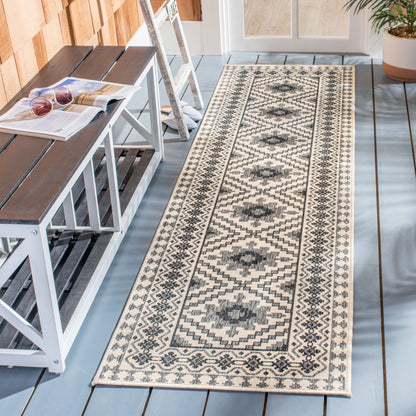 Tapis d'intérieur/extérieur imperméable SAFAVIEH Veranda Rita pour terrasse ou jardin