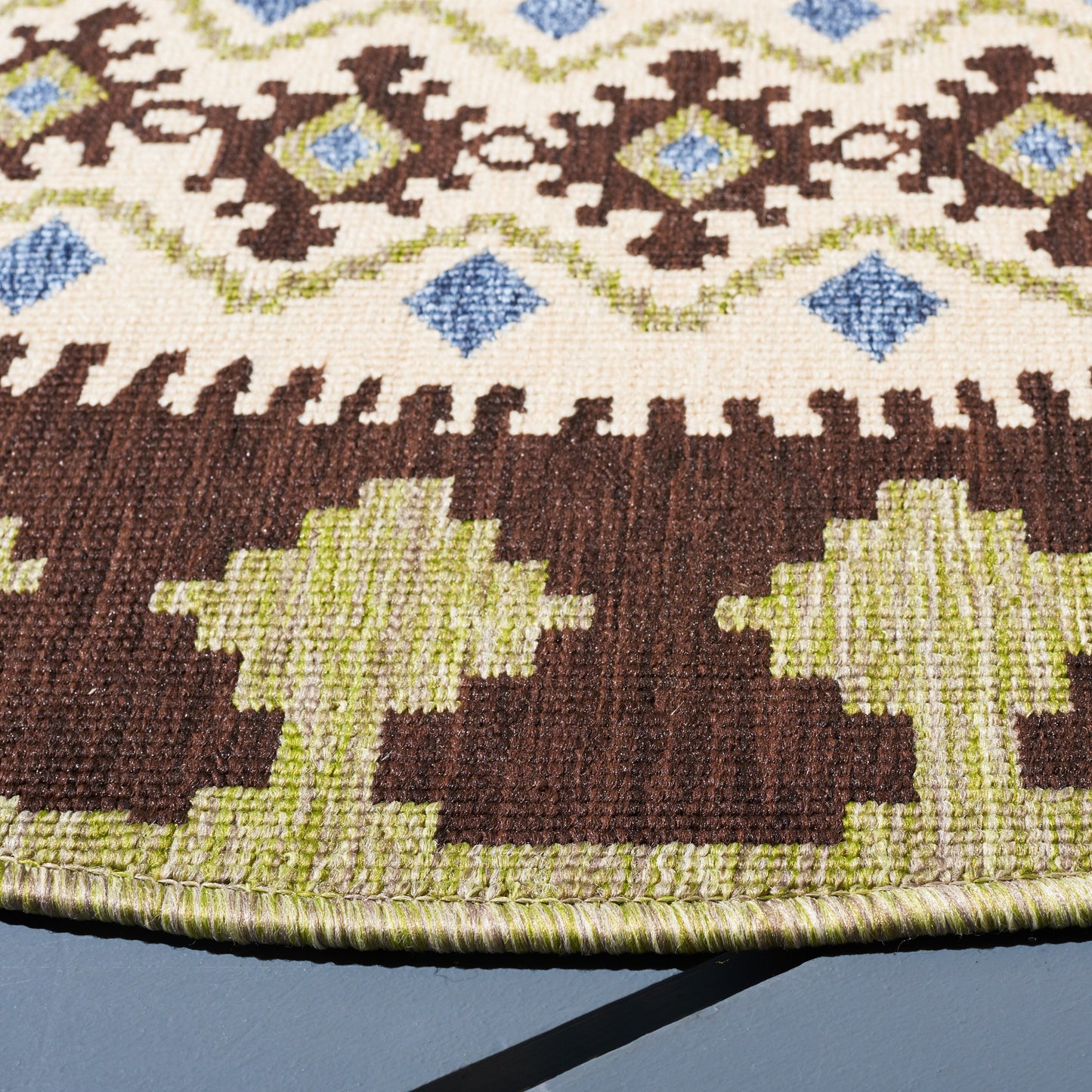 Tapis d'intérieur/extérieur imperméable SAFAVIEH Veranda Rita pour terrasse ou jardin