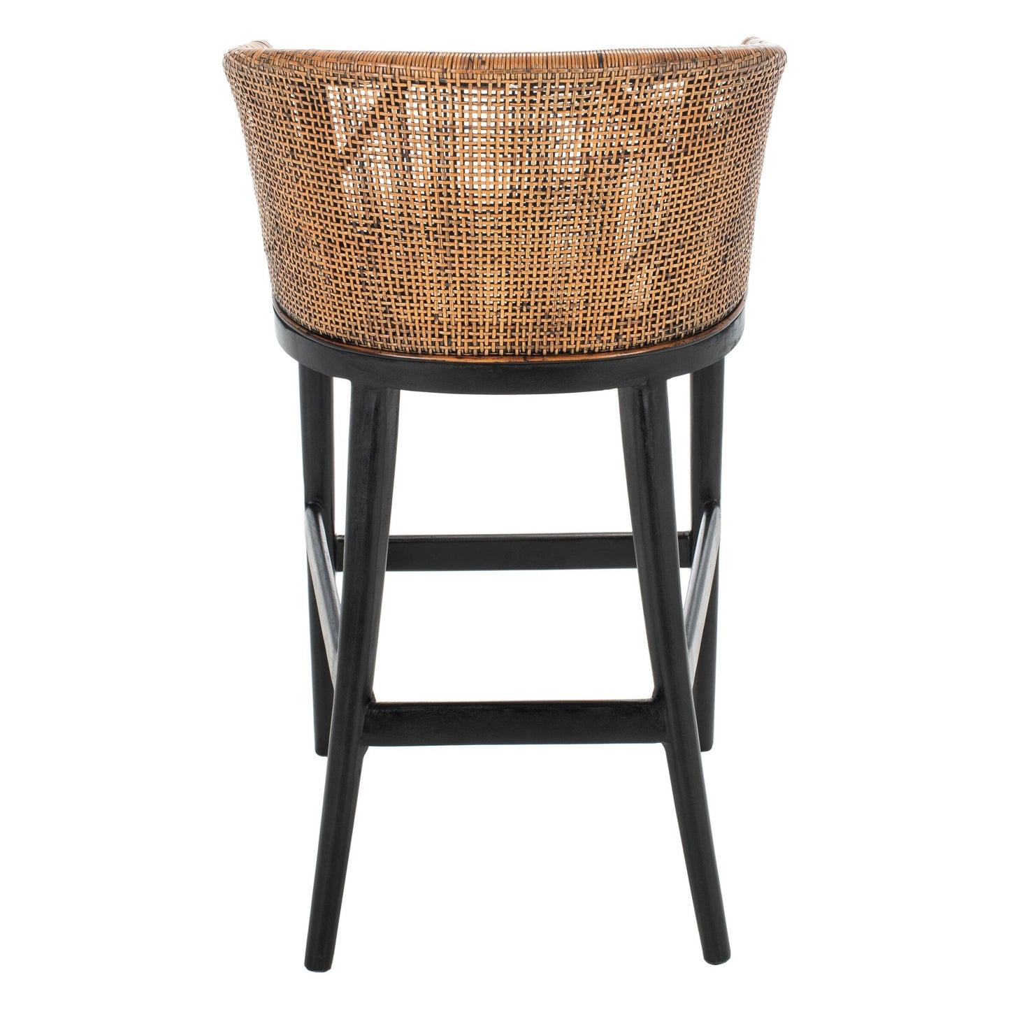 Tabouret de bar SAFAVIEH Virona en rotin 76 cm (22,3 po L x 20,5 po P x 39 po H)
