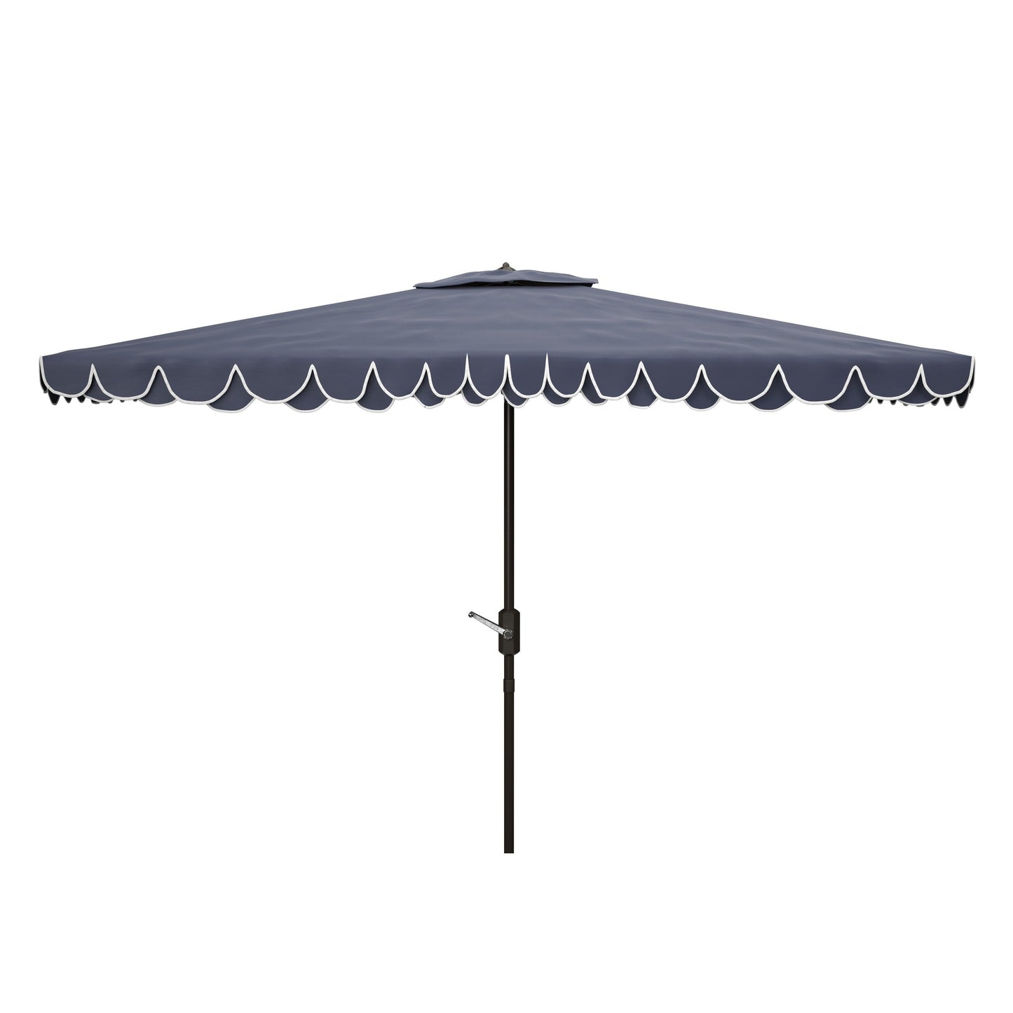 Parasol rectangulaire d'extérieur SAFAVIEH Zariah 6'x10' avec lambrequin
