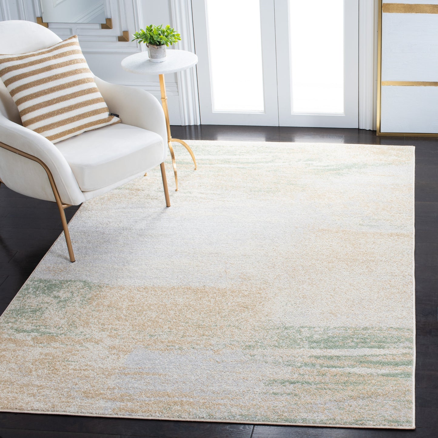 SAFAVIEH, Tapis abstrait moderne Adirondack Allegonda