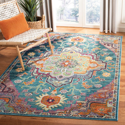 SAFAVIEH, Tapis Médaillon Boho Vintage Crystal Naimat