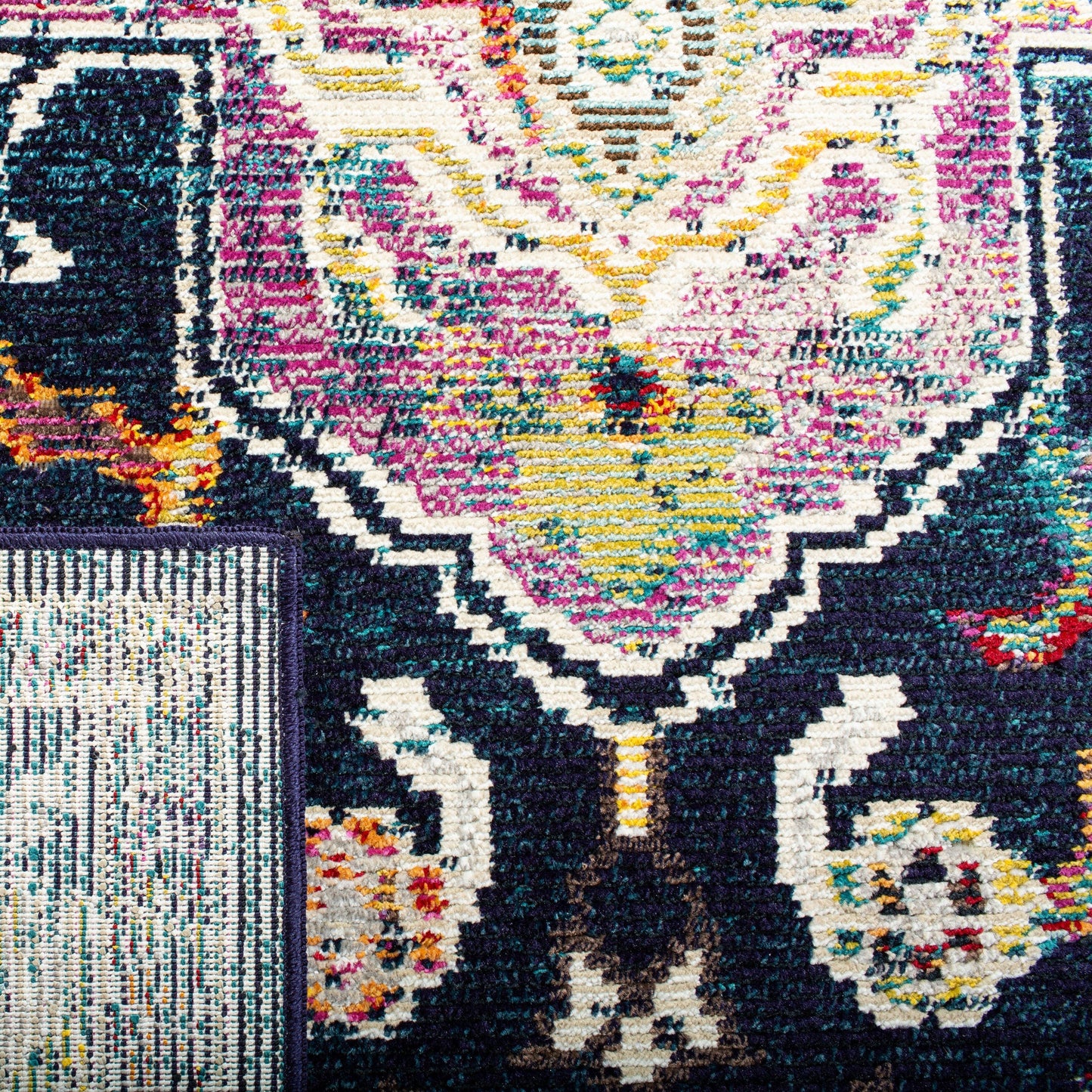 SAFAVIEH, Tapis Médaillon Boho Vintage Crystal Naimat