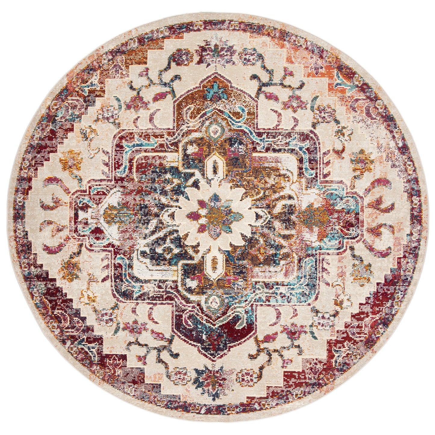 SAFAVIEH, Tapis Médaillon Boho Vintage Crystal Naimat