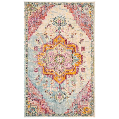 SAFAVIEH, Tapis Médaillon Boho Vintage Crystal Naimat