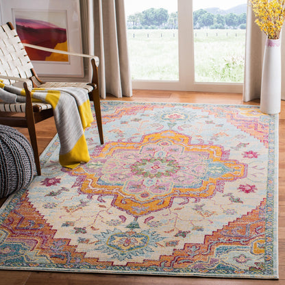 SAFAVIEH, Tapis Médaillon Boho Vintage Crystal Naimat