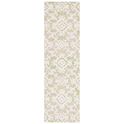 SAFAVIEH, Tapis en laine moderne à motif floral Blossom Vesela, fait main