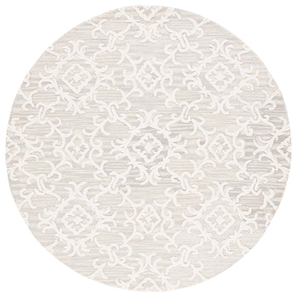 SAFAVIEH, Tapis en laine moderne à motif floral Blossom Vesela, fait main